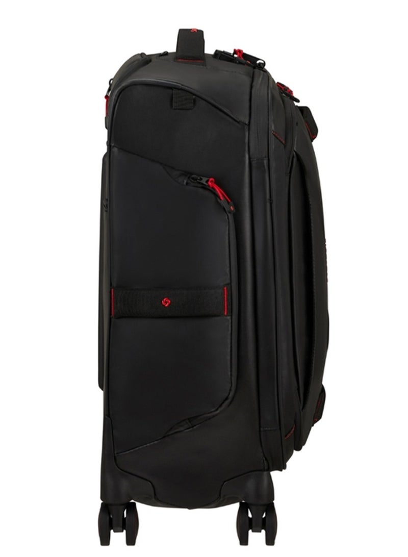 Samsonite Ecodiver Suitcase Cabin Size 55 cm / 20 inch, 4 Spinner Wheels, 100% Recycled Pet, Black|ID Tag|Front Pocket Compartment|TSA Lock|Water Resistant Material - 3 Years International Warranty - Image 3